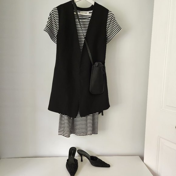 New Light - Striped T-shirt Dress - Picture 2 of 11